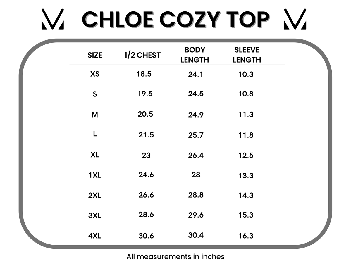 IN STOCK Chloe Cozy Top - Winter Blue