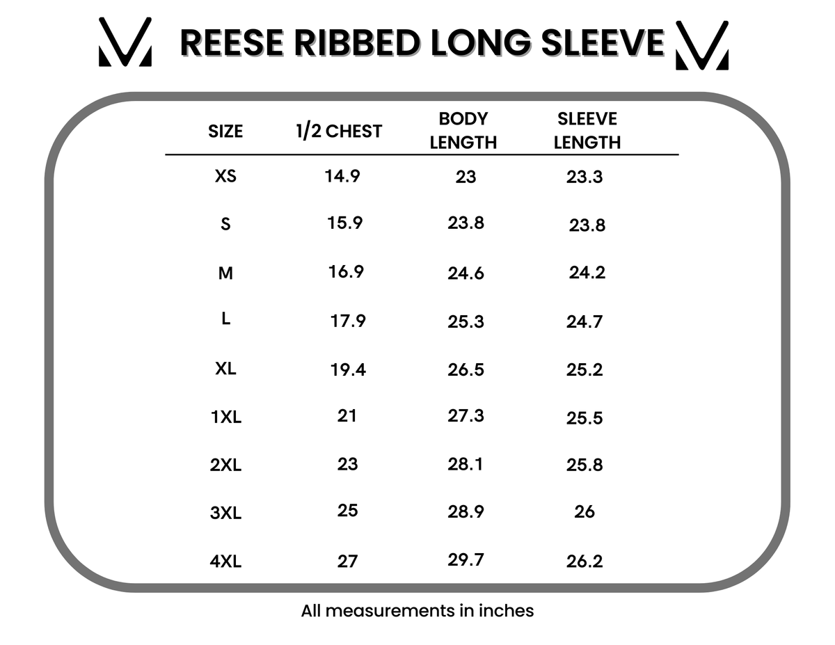 IN STOCK Reese Ribbed Long Sleeve Top - Dusty Blue