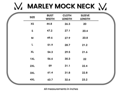 IN STOCK Marley Mock Neck Sweatshirt - Mauve