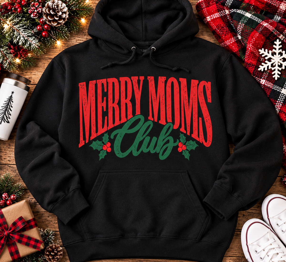 Merry Moms Club Graphic Apparel