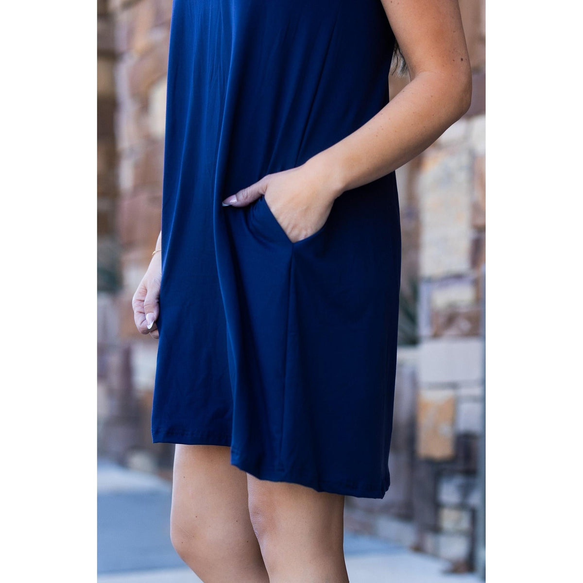 Ready to Ship |  The Kacey - Navy Swing Dress