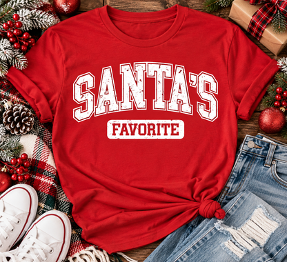 Santa's Favorite Graphic Apparel