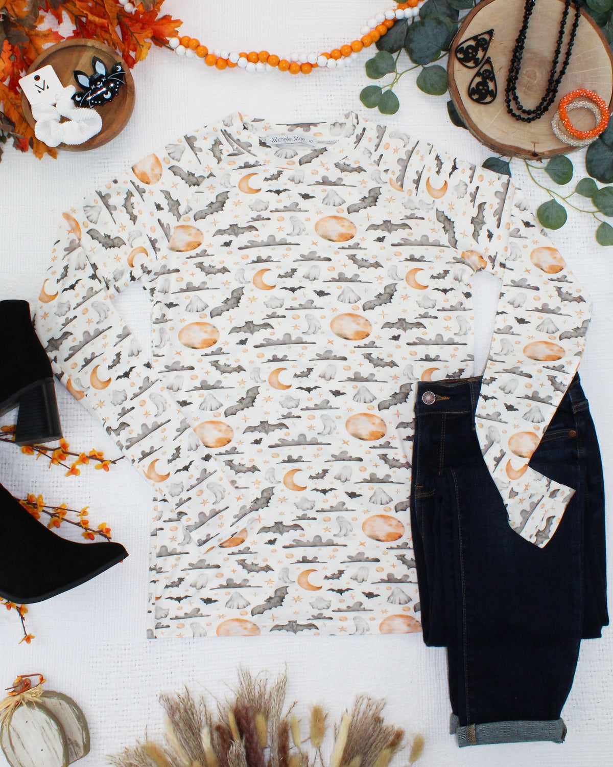 IN STOCK Blair Long Sleeve Top - Haunted Halloween FINAL SALE