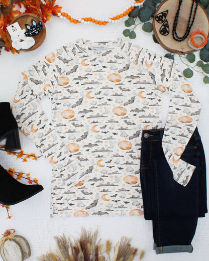 IN STOCK Blair Long Sleeve Top - Haunted Halloween FINAL SALE