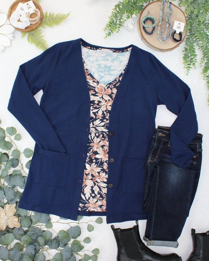 IN STOCK Cori Cardigan - Navy