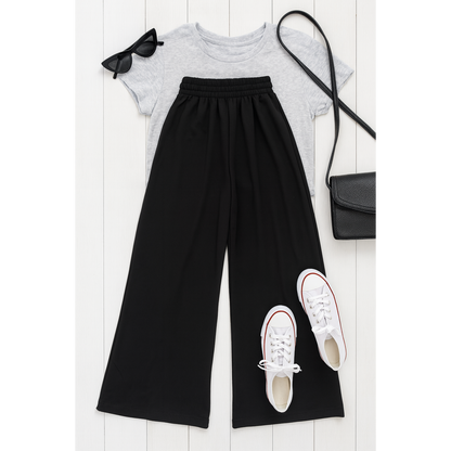Buttery soft wide leg pants by Julia Rose with relaxed fit