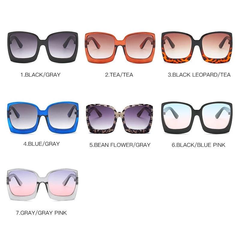 Ready to Ship |  Megan Oversized Gradient Sunglasses