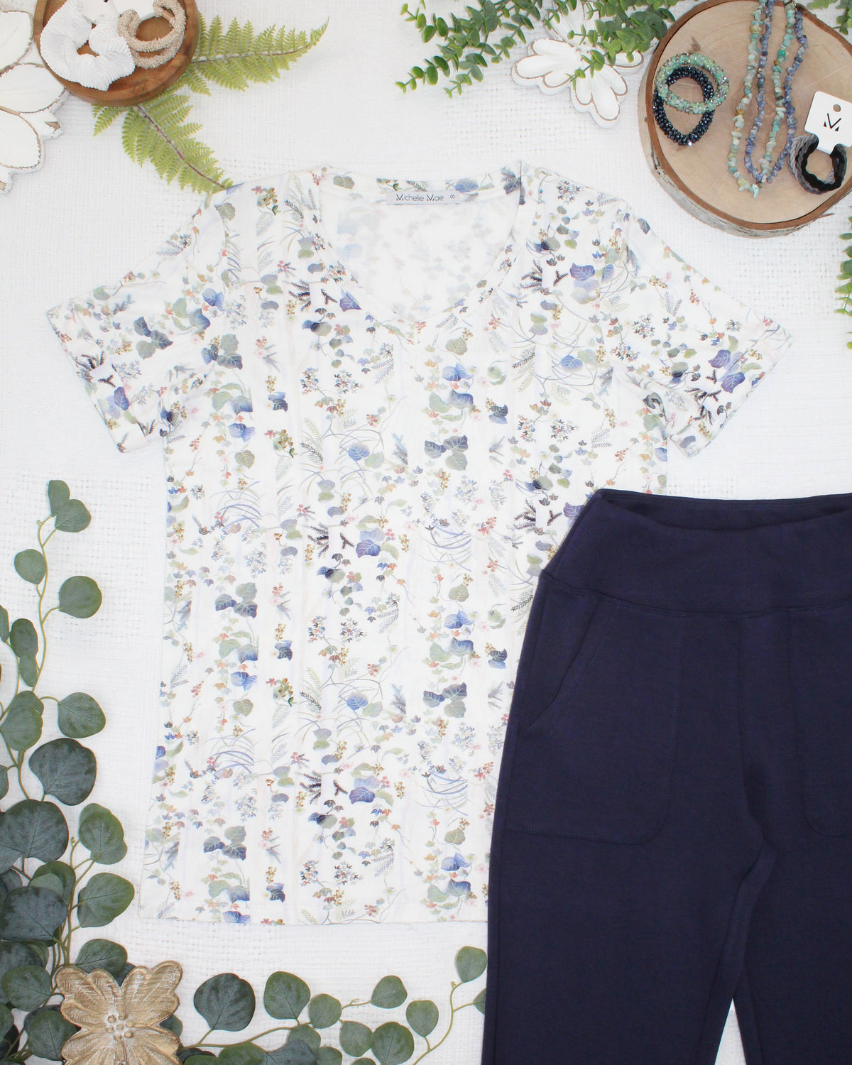 IN STOCK Sophie Top - Olive Meadow FINAL SALE